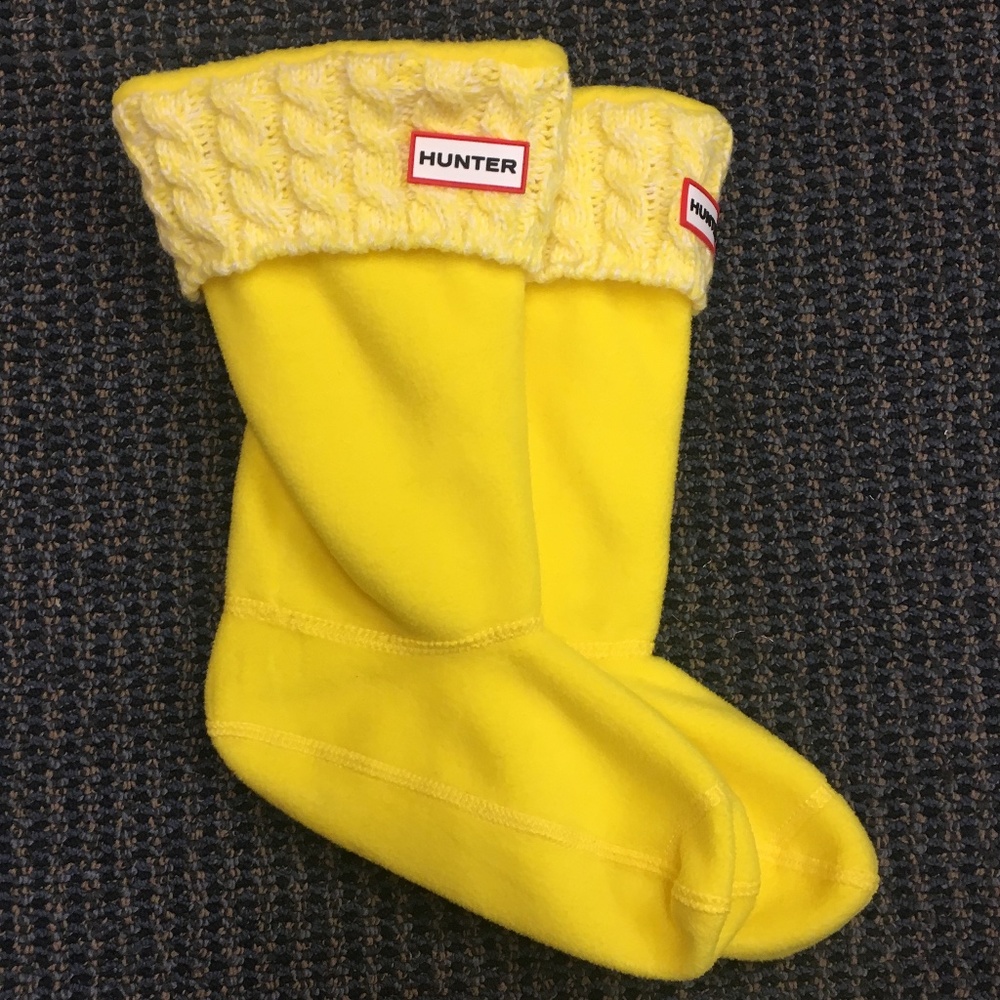Hunter Original Long Cable Knit Cuff Boot Socks